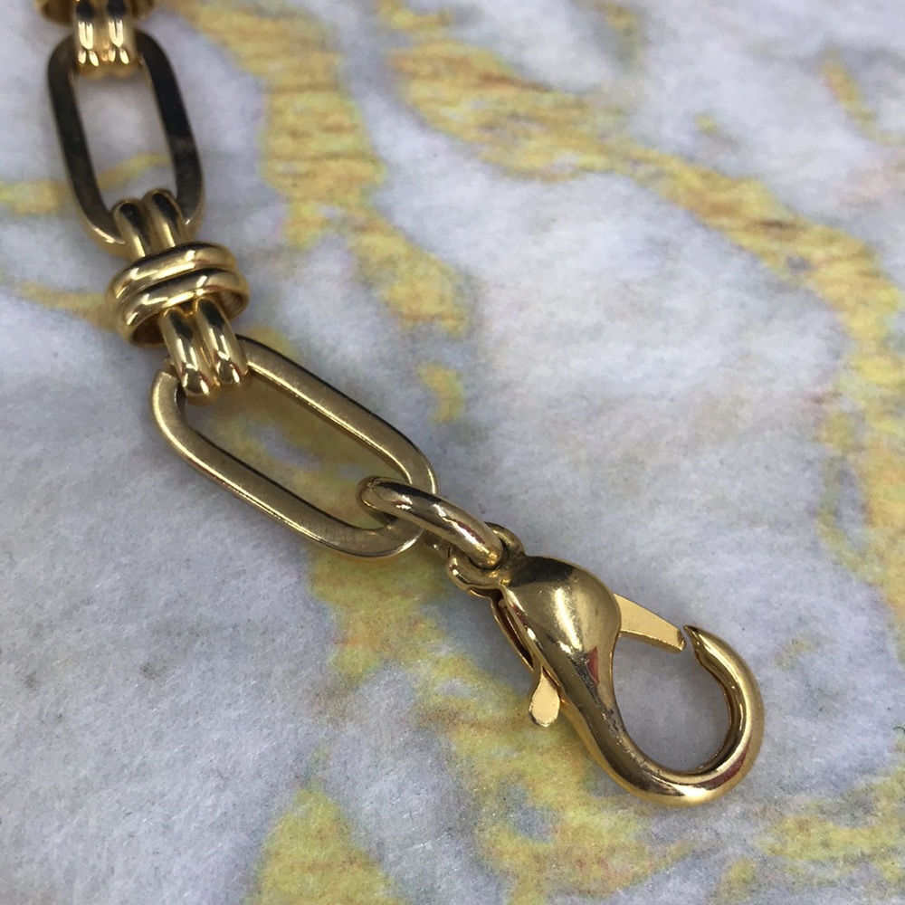 Link chain Golden waist Belt of 90’S - Picture 4 of 5